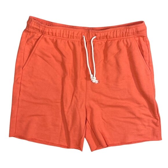 Common Identity Sweat Shorts Orange Men's L Large Cotton Athletic - Picture 1 of 7